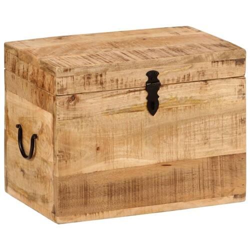 Opbevaringskasse 39x28x31 cm massivt mangotræ