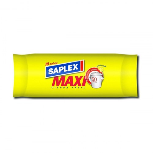 Saplex affaldsposer 50 L - 10 stk., hvid