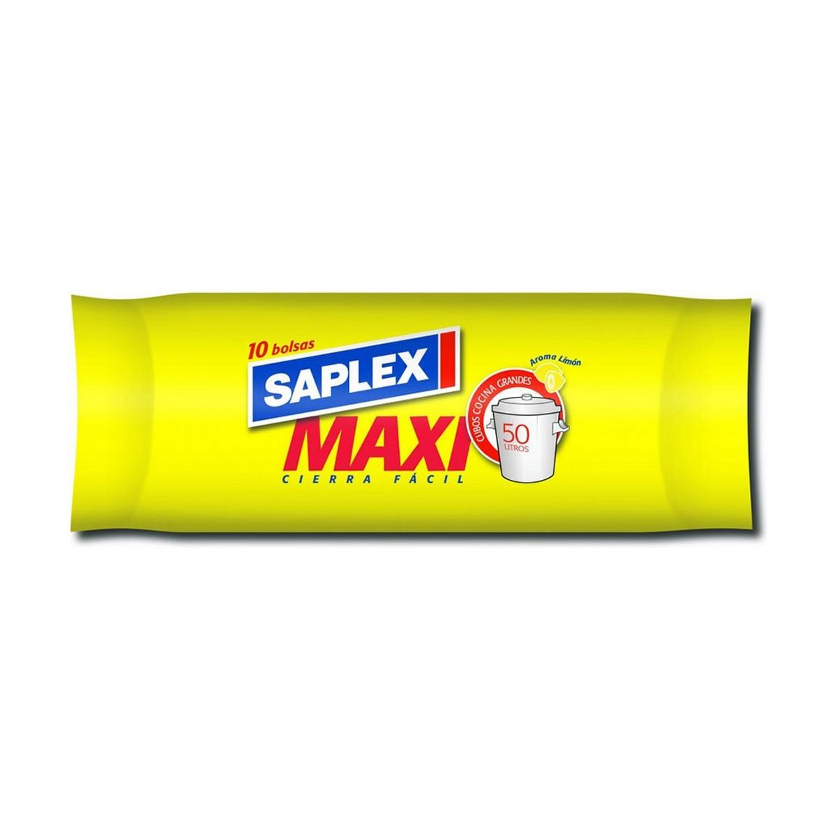 Saplex affaldsposer 50 L - 10 stk., hvid