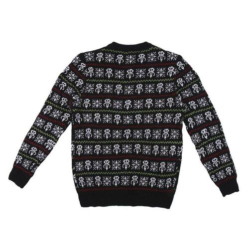 Unisex Trøje The Mandalorian Sort XL