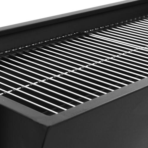 Elektrisk grill med rotisserie rustfrit stål