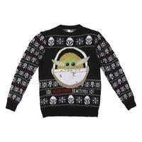 Unisex Trøje The Mandalorian Sort XS