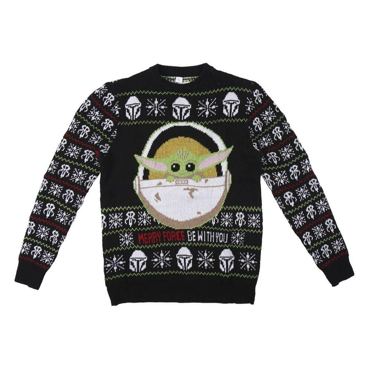 Unisex Trøje The Mandalorian Sort XS