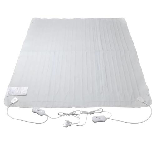 Varmetæppe elektrisk 3 indstillinger 150 x 140 cm polyester