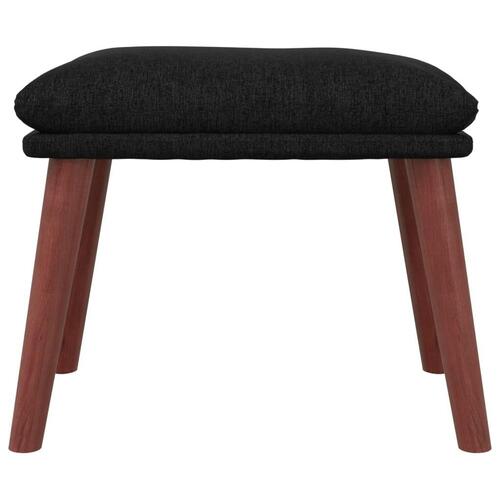 Fodskammel 45x29,5x35 cm stof sort