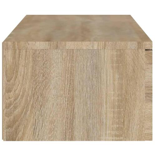 Vægskab 102x30x20 cm konstrueret træ sonoma-eg