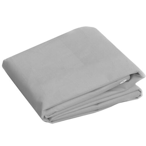 Presenning 3x4 m 260 g/m² HDPE grå