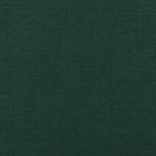 Fodskammel 45x29,5x35 cm stof mørkegrøn