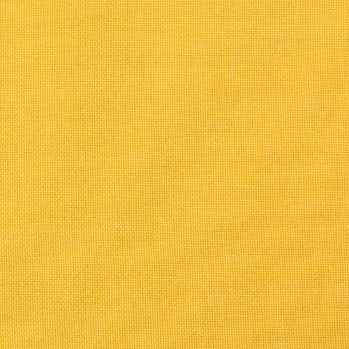 Fodskammel 45x29,5x35 cm stof sennepsgul