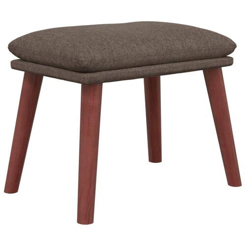 Fodskammel 45x29,5x35 cm stof gråbrun
