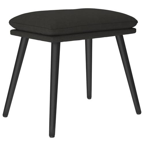 Fodskammel 45x29,5x35 cm stof sort