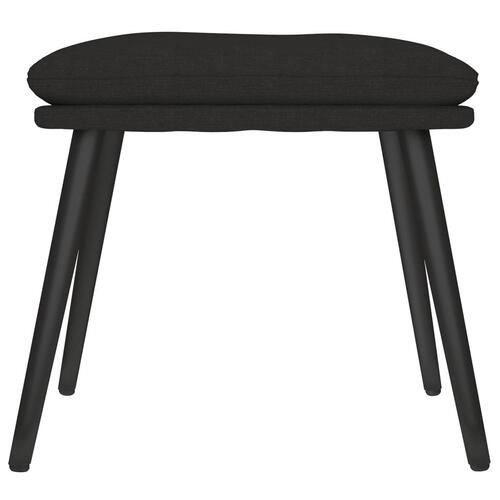 Fodskammel 45x29,5x35 cm stof sort