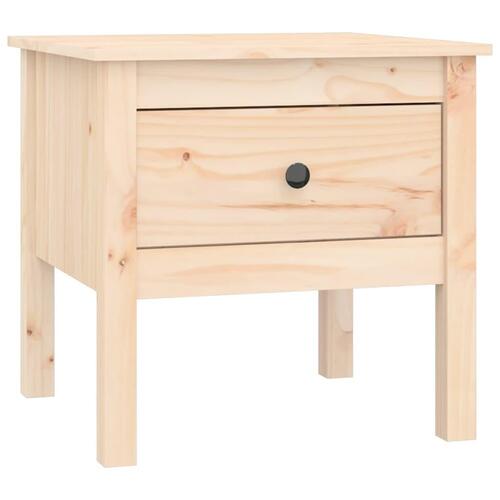 Sidebord 50x50x49 cm massivt fyrretræ