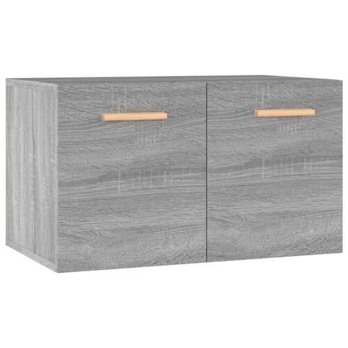 Vægskab 60x36,5x35 cm konstrueret træ grå sonoma-eg