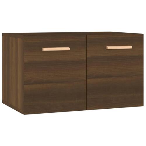 Vægskab 60x36,5x35 cm konstrueret træ brun egetræsfarve