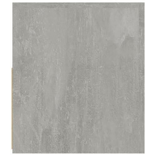 Sengeborde med LED-lys 2 stk. 60x35x40 cm betongrå