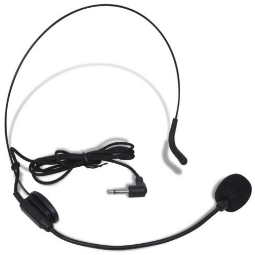 Modtager med 1 trådløs mikrofon og 1 trådløst headset VHF