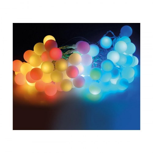 Party Lighting LED guirlande - Multifarvet lyskæde (IP44)
