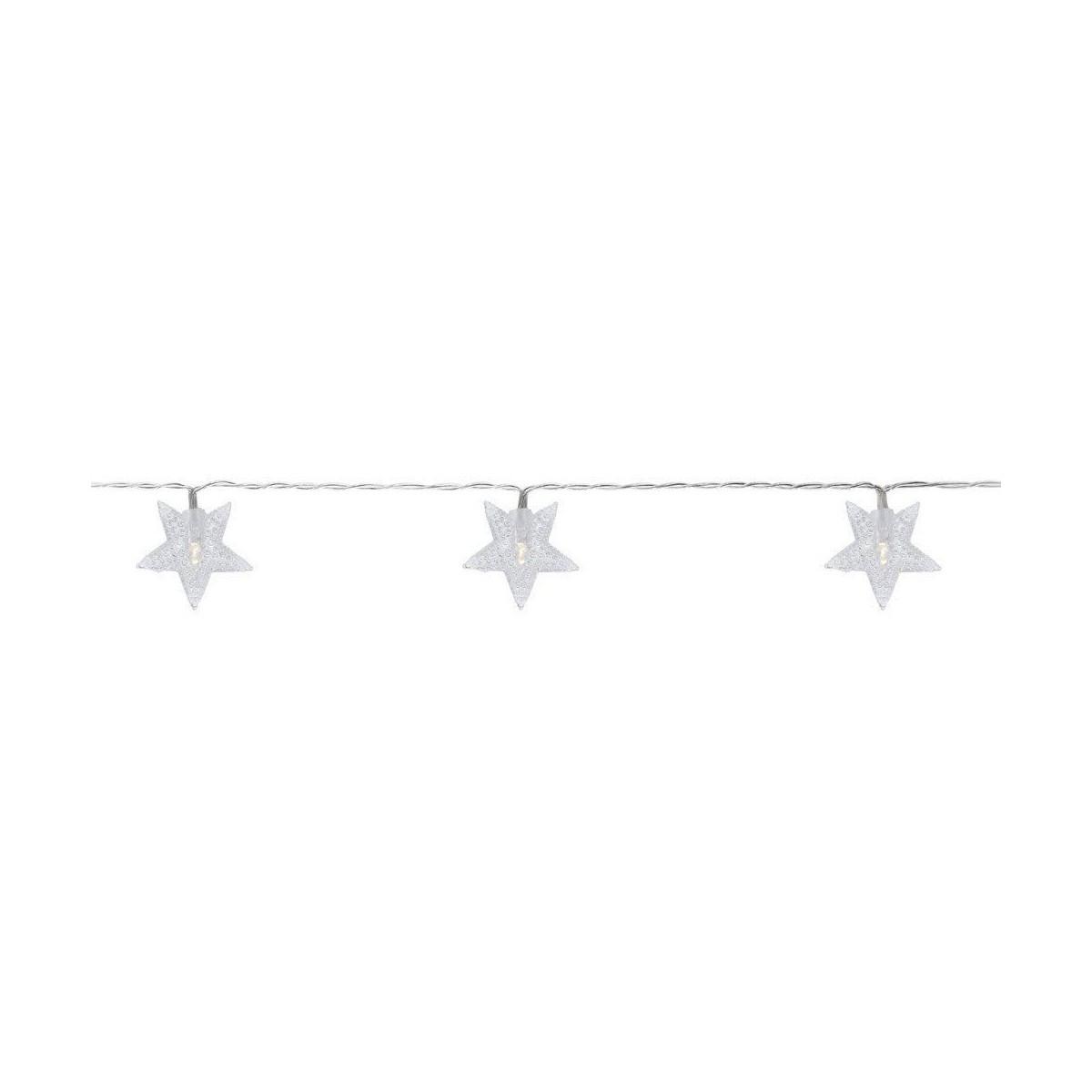 Decorative Lighting LED lyskæde - stjerner, multifarvet, gennemsigtig 1,30 m