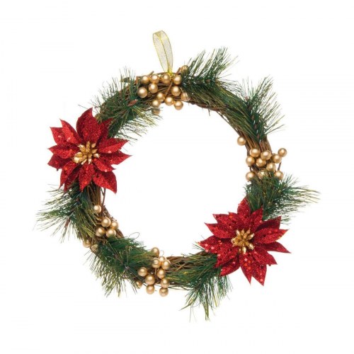 Everlands adventskrans - grøn Ø 50 cm (PVC)