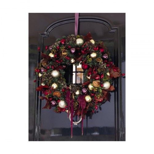 Everlands adventskrans - grøn Ø 50 cm (PVC)