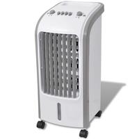 Bærbar luftkøler 80 W 4 l 270 m³/t 25x26x56 cm