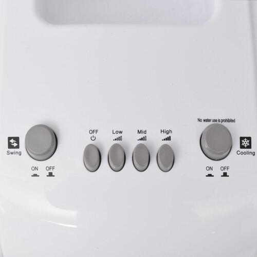 Bærbar luftkøler 80 W 4 l 270 m³/t 25x26x56 cm