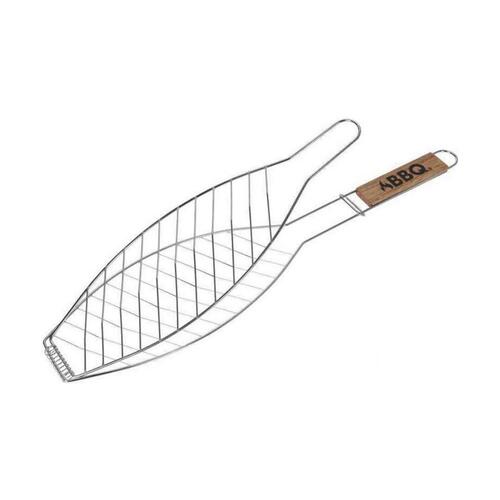 Grillvender til fisk Rustfrit stål (14 x 58 cm)