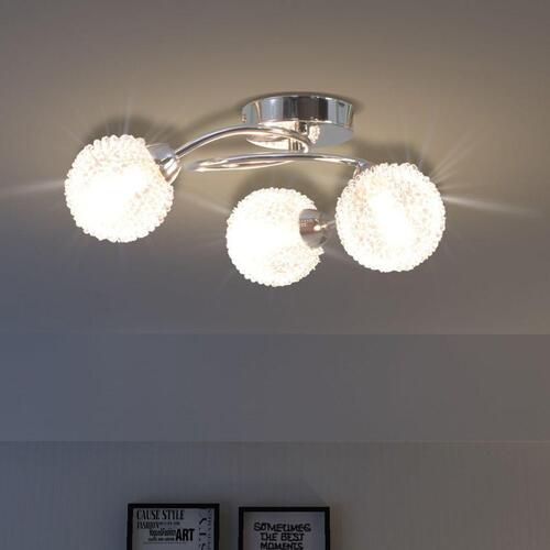 Loftslampe med 3 G9-pærer 120 W