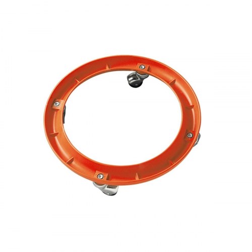 Inofix base med hjul Ø 31 cm - orange PVC