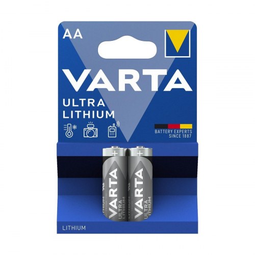 Varta Ultra Lithium AA batterier 1,5 V - 2 stk
