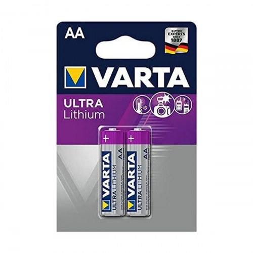 Varta Ultra Lithium AA batterier 1,5 V - 2 stk
