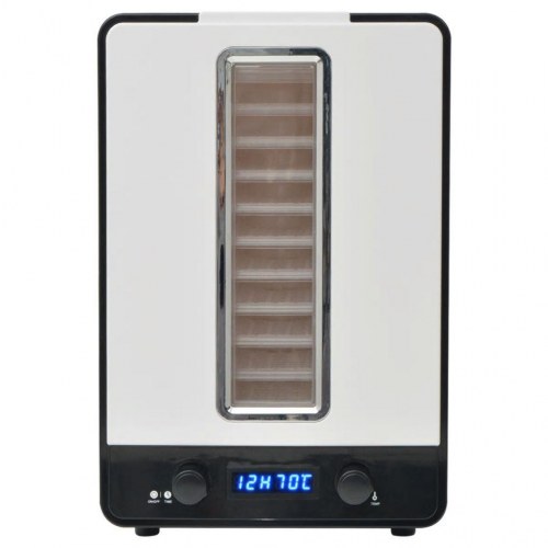 Fødevaredehydrator med 10 bakker 550 W hvid
