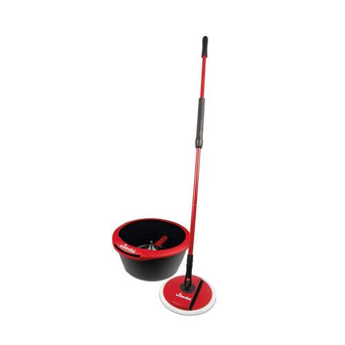 Gulvmoppe med spand Vileda Spin & Clean Roterende polypropylen