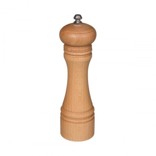 Secret de Gourmet 2-i-1 salt- og peberkværn, brun træ, 22 × 6 cm