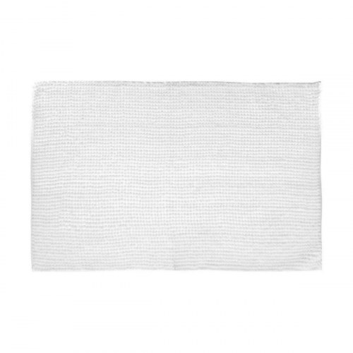Bademåtte - hvid 50 × 80 cm, polyester