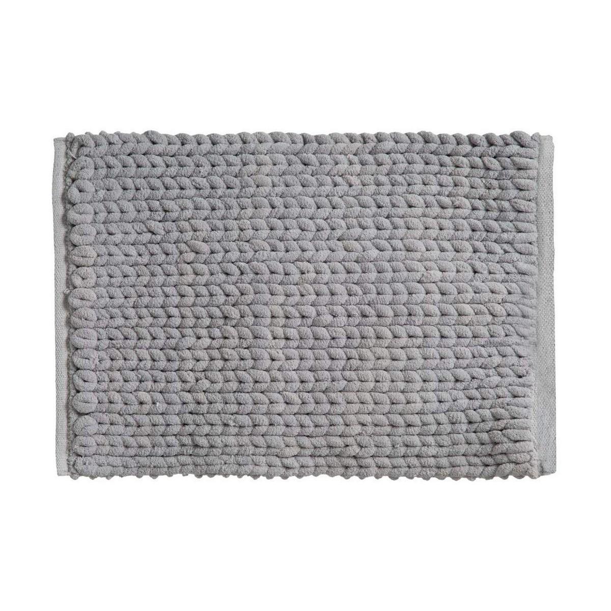 5five Simply Smart bademåtte - grå polyester 50 × 75 cm