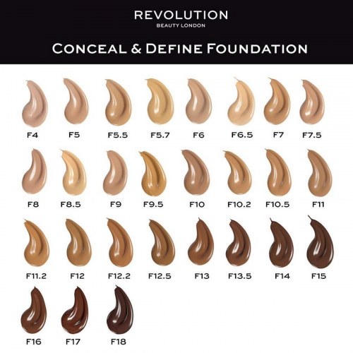 Foundation flydende - Revolution Make Up Conceal & Define F9 23 ml