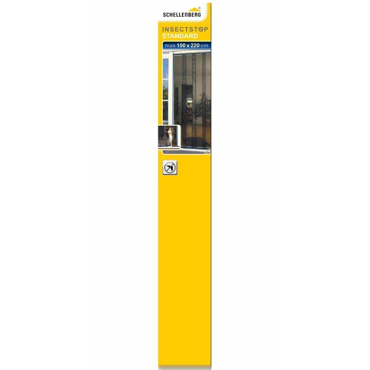 Schellenberg insektgardin 100 x 220 cm - magnetisk myggenet til dør