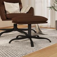 Fodskammel 45x29,5x36 cm kunstlæder brun
