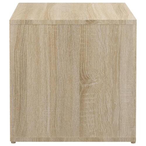 Opbevaringsskab 40,5x40x40 cm konstrueret træ sonoma-eg