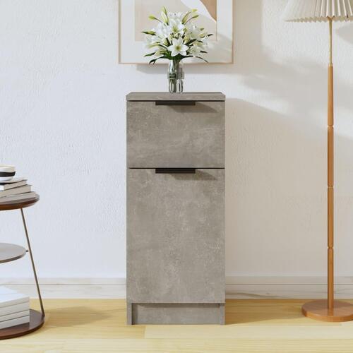 Skænk 30x30x70 cm konstrueret træ betongrå