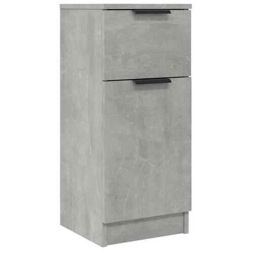 Skænk 30x30x70 cm konstrueret træ betongrå