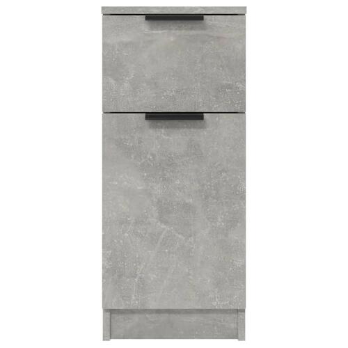 Skænk 30x30x70 cm konstrueret træ betongrå