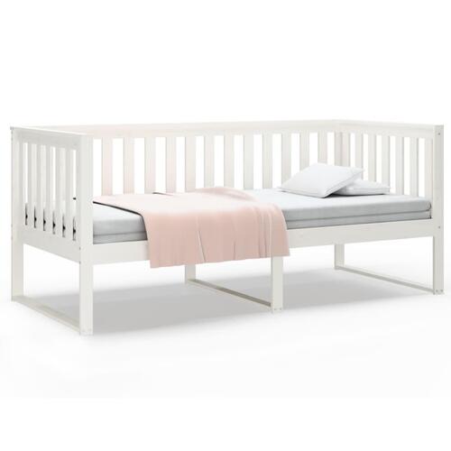 Daybed 100x200 cm massivt fyrretræ hvid