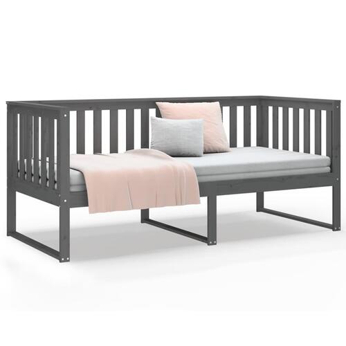 Daybed 100x200 cm massivt fyrretræ grå