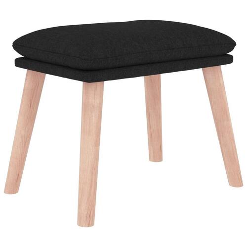 Fodskammel 45x29,5x35 cm stof sort