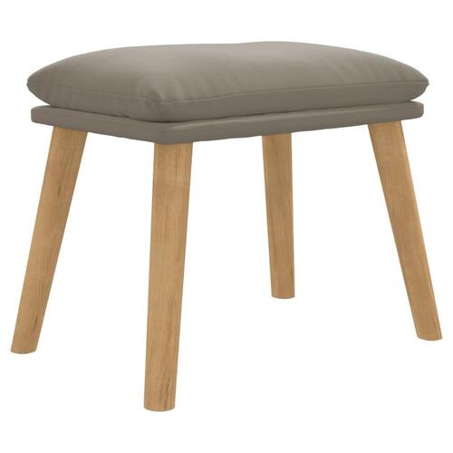 Fodskammel 45x29,5x35 cm fløjl lysegrå