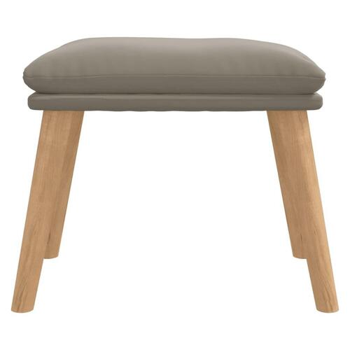 Fodskammel 45x29,5x35 cm fløjl lysegrå