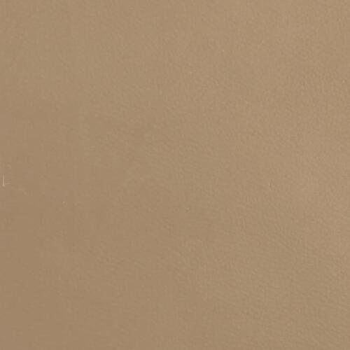 Fodskammel 60x60x36 cm kunstlæder cappuccino